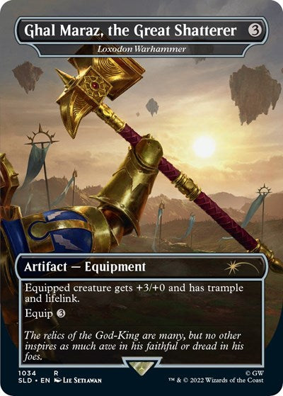 Ghal Maraz, the Great Shatterer - Loxodon Warhammer (Borderless) (Secret Lair) Near Mint Foil