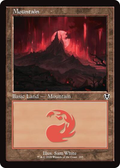 Mountain (295) (Retro Frame) (Innistrad Remastered) Near Mint