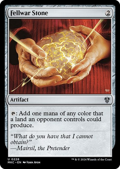 Fellwar Stone (Commander: Murders at Karlov Manor) Light Play
