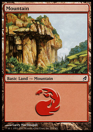 Mountain (294) (Lorwyn) Medium Play