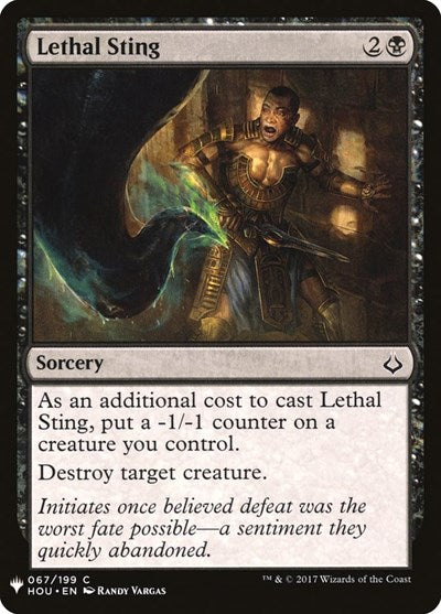Lethal Sting (Mystery Booster) Light Play