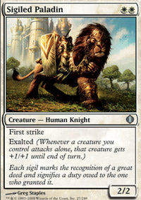 Sigiled Paladin (Shards of Alara) Near Mint