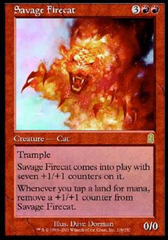 Savage Firecat (Odyssey) Near Mint Foil