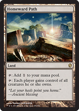 Homeward Path (Commander 2013 Edition) Damaged / Poor