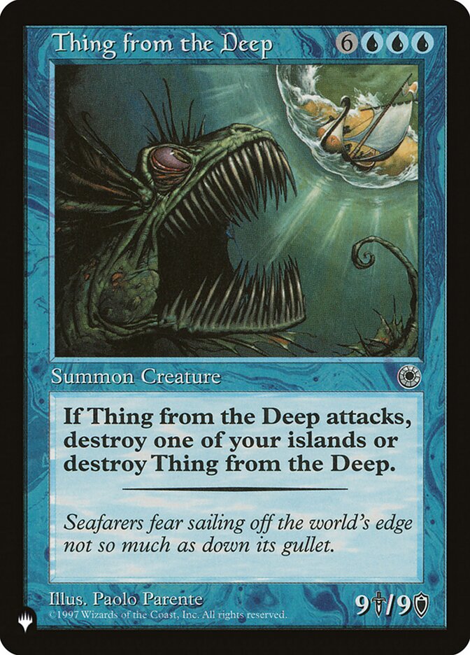 Thing from the Deep (The List) Light Play