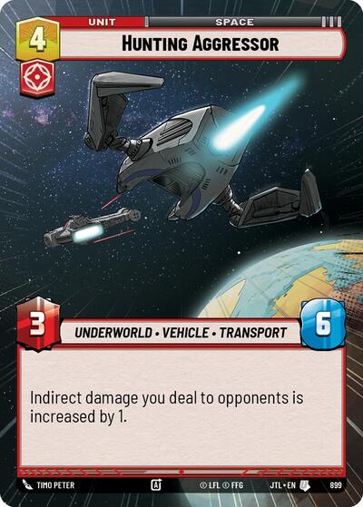 Hunting Aggressor (Hyperspace Foil) (Jump to Lightspeed) Near Mint Foil
