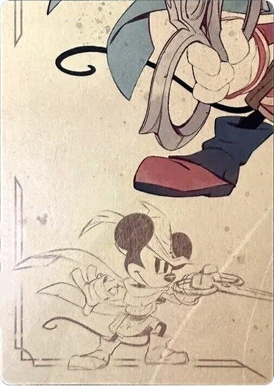 Mickey Mouse - Brave Little Tailor Puzzle Insert (Bottom Left) (The First Chapter) Near Mint