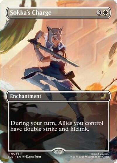 Sokka's Charge (Borderless) (Avatar: The Last Airbender: Eternal-Legal) Light Play Foil