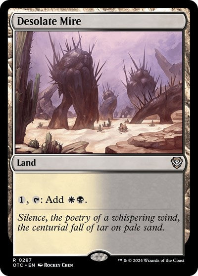 Desolate Mire (Commander: Outlaws of Thunder Junction) Light Play