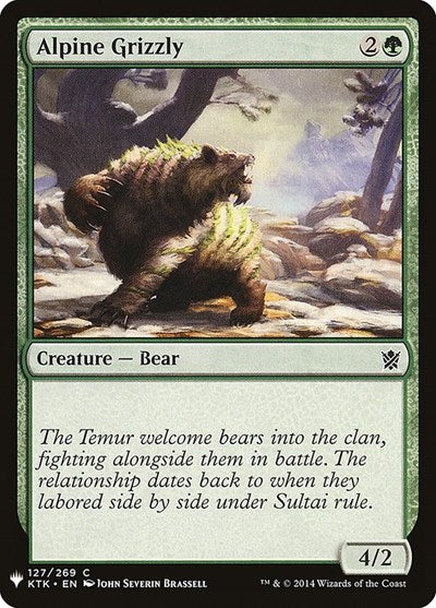 Alpine Grizzly (Mystery Booster) Light Play