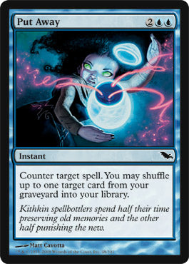 Put Away (Shadowmoor) Medium Play Foil