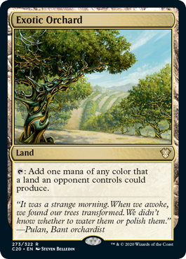 Exotic Orchard (Commander 2020 Ikoria) Medium Play