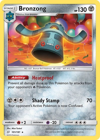 Bronzong (SM - Team Up) Light Play Reverse Holofoil