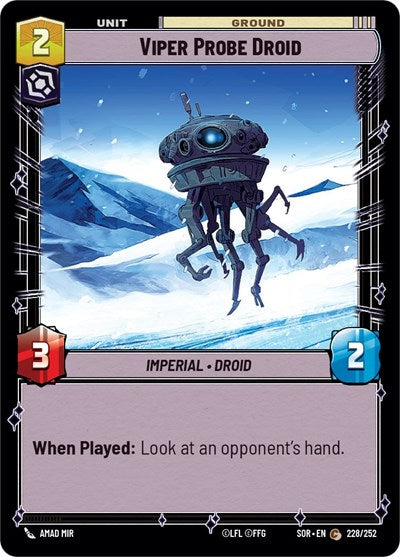 Viper Probe Droid (Spark of Rebellion) Near Mint Foil