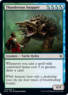 Thunderous Snapper (Throne of Eldraine) Light Play