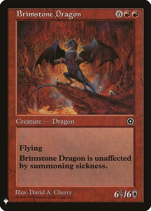 Brimstone Dragon (Mystery Booster) Near Mint