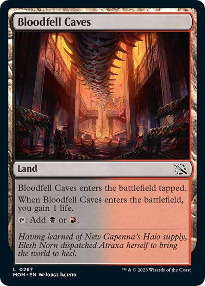 Bloodfell Caves (March of the Machine) Near Mint Foil