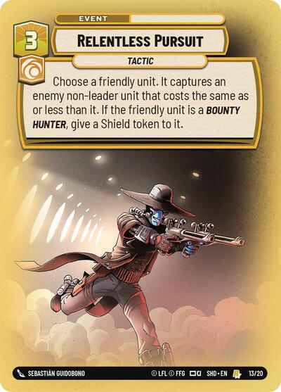 Relentless Pursuit (Shadows of the Galaxy: Weekly Play Promos) Near Mint Foil