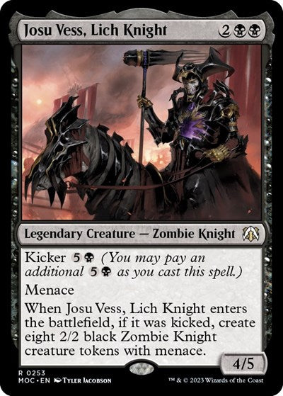 Josu Vess, Lich Knight (Commander: March of the Machine) Light Play