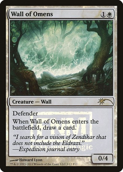 Wall of Omens (Promos: FNM) Near Mint Foil