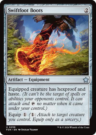 Swiftfoot Boots (Foundations) Near Mint Foil