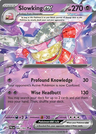 Slowking ex - 086 (SV02: Paldea Evolved) Near Mint Holofoil