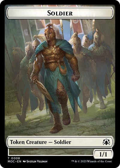 Soldier / Insect Double-sided Token (Commander: March of the Machine) Near Mint