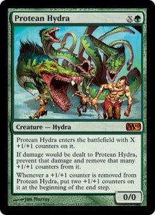 Protean Hydra (Magic 2010 Core Set) Light Play Foil