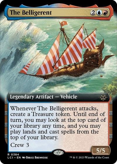 The Belligerent (Extended Art) (The Lost Caverns of Ixalan) Near Mint