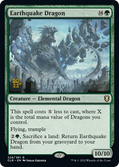 Earthquake Dragon (Promos: Prerelease Cards) Light Play Foil