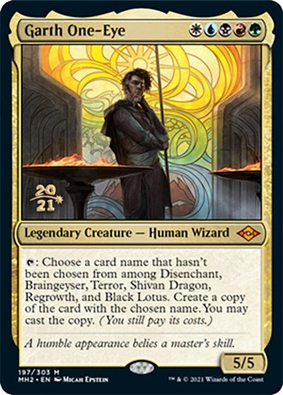 Garth One-Eye (Promos: Prerelease Cards) Light Play Foil