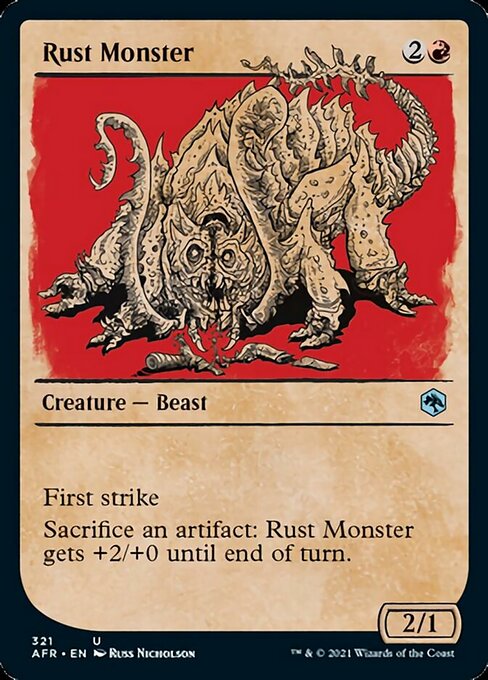 Rust Monster (Showcase) (Adventures in the Forgotten Realms) Light Play