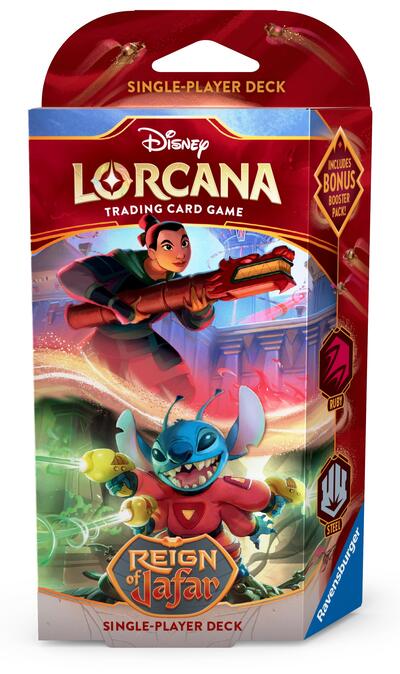 Lorcana: Reign of Jafar Starter Deck (Ruby and Steel)