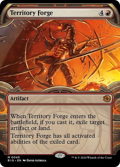 Territory Forge (Showcase) (Outlaws of Thunder Junction: The Big Score) Near Mint Foil