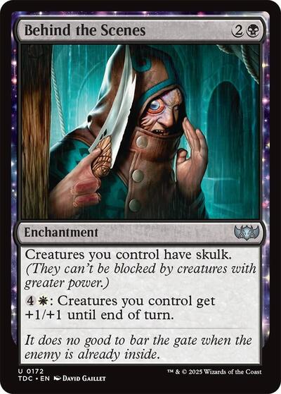 Behind the Scenes (Commander: Tarkir: Dragonstorm) Near Mint