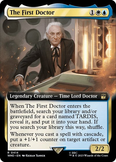 The First Doctor (Extended Art) (Universes Beyond: Doctor Who) Near Mint
