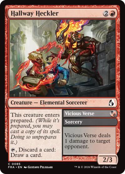Hallway Heckler (Reality Fracture) Near Mint Foil