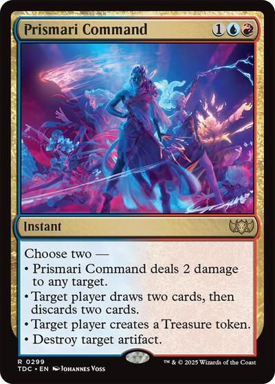 Prismari Command (Commander: Tarkir: Dragonstorm) Light Play