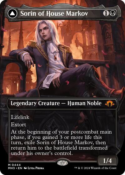 Sorin of House Markov (Borderless) (Modern Horizons 3) Near Mint Foil