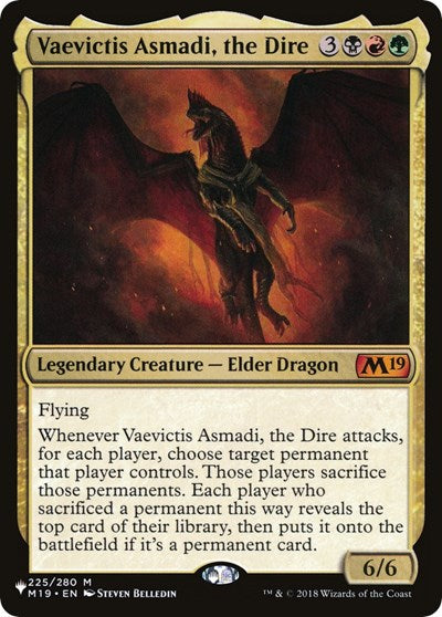 Vaevictis Asmadi, the Dire (The List) Medium Play