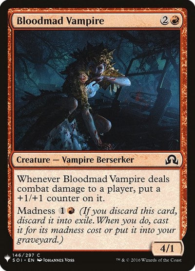 Bloodmad Vampire (Mystery Booster) Medium Play