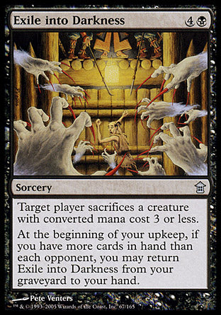 Exile into Darkness (Saviors of Kamigawa) Medium Play