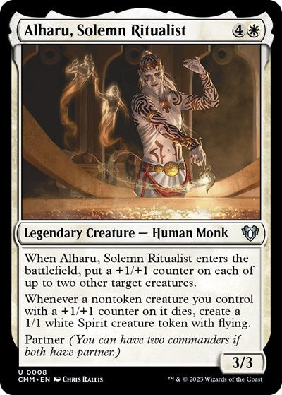 Alharu, Solemn Ritualist (Commander Masters) Near Mint Foil