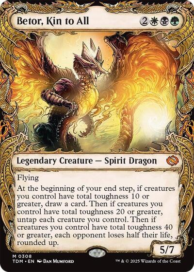 Betor, Kin to All (Showcase) (Tarkir: Dragonstorm) Near Mint Foil
