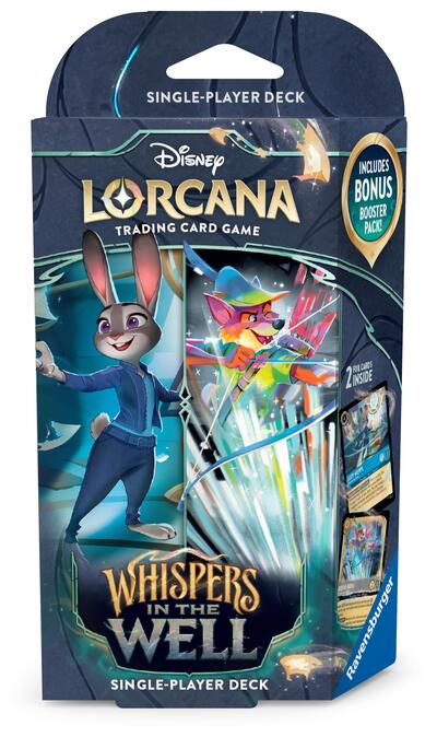 Lorcana: Whispers in the Well Starter Deck (Sapphire and Steel)
