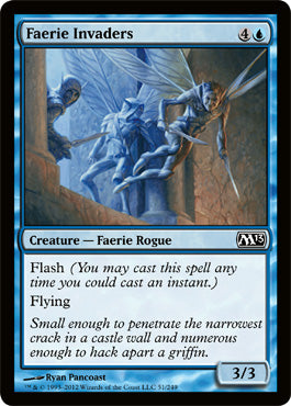 Faerie Invaders (Magic 2013 Core Set) Medium Play Foil