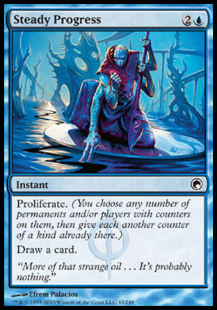 Steady Progress (Scars of Mirrodin) Medium Play