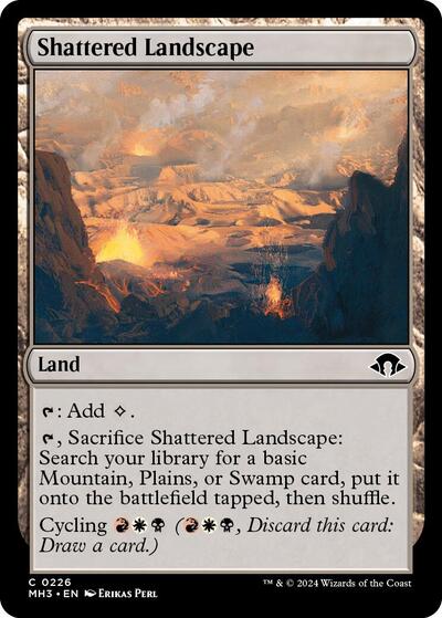 Shattered Landscape (Modern Horizons 3) Medium Play Foil
