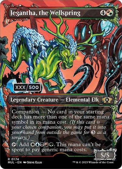 Jegantha, the Wellspring (Serialized) (March of the Machine: Multiverse Legends) Near Mint Foil