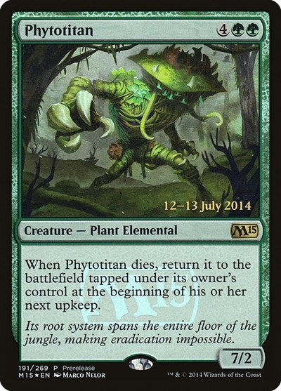 Phytotitan (Promos: Prerelease Cards) Medium Play Foil